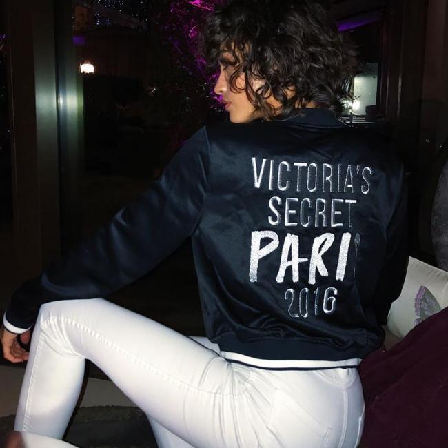 Lana Arrington on November 28, 2016 ahead of the 2016 Victoria's Secret Fashion Show in Paris ... 
