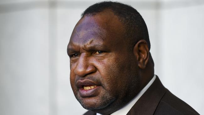 Papua New Guinea Prime Minister James Marape. Picture: AAP