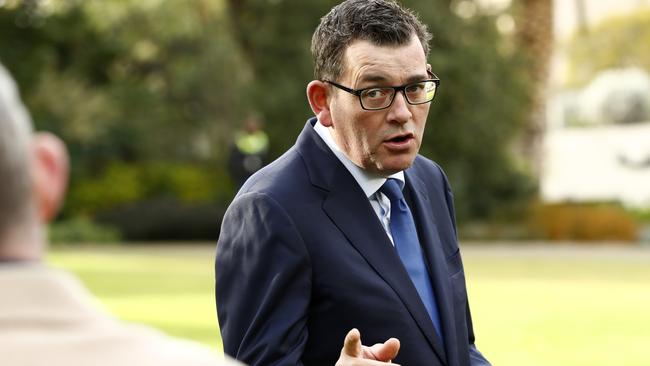 Premier Daniel Andrews defended passing control of his party’s state branch to national executives,