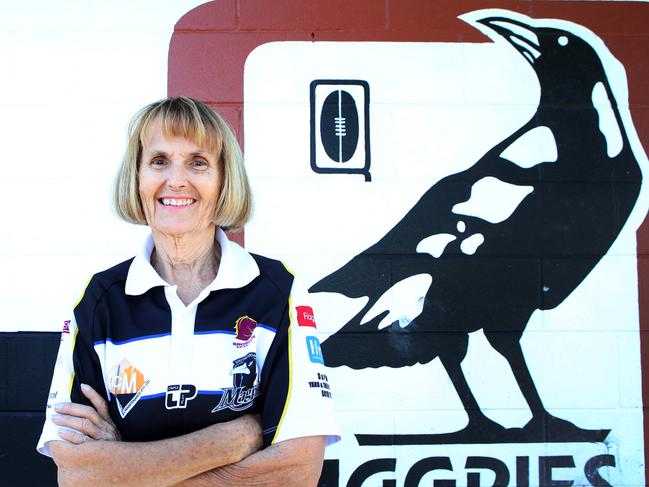 Joan Baillie is a volunteer at Souths Leagues Club . Photo Ric frearson