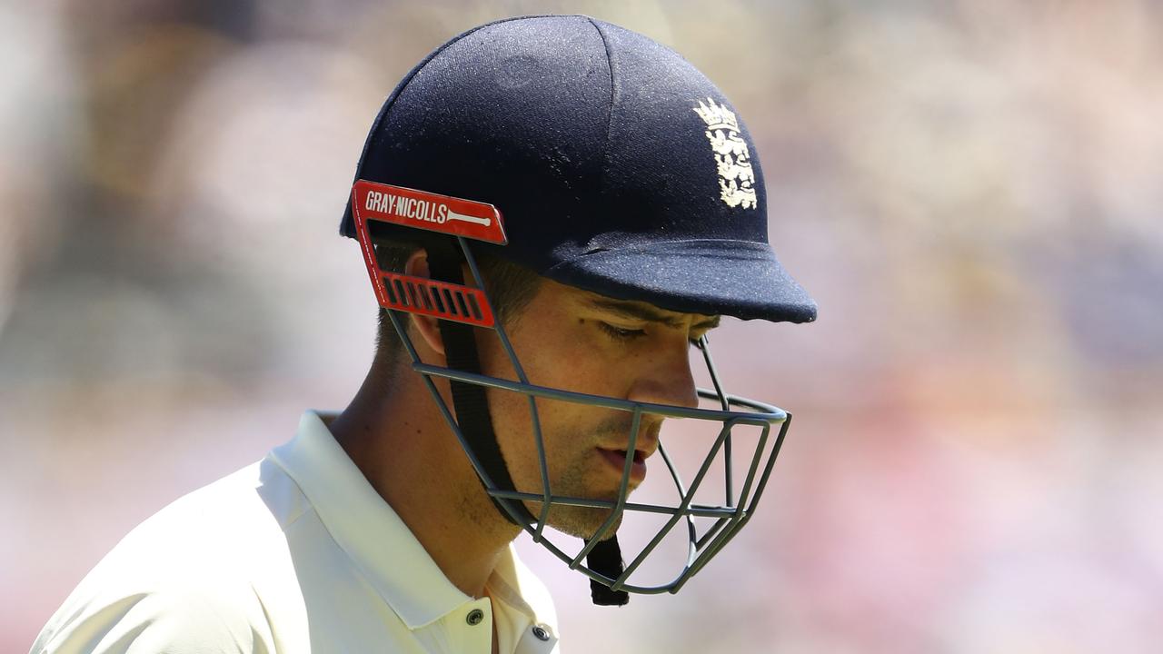 Alastair Cook said the Perth Ashes Test troubled the Poms.