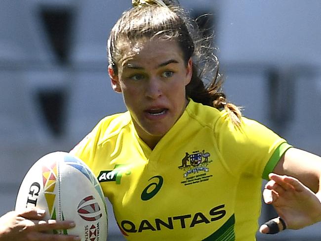 Young Australian sevens player Jakiya Whitfield.