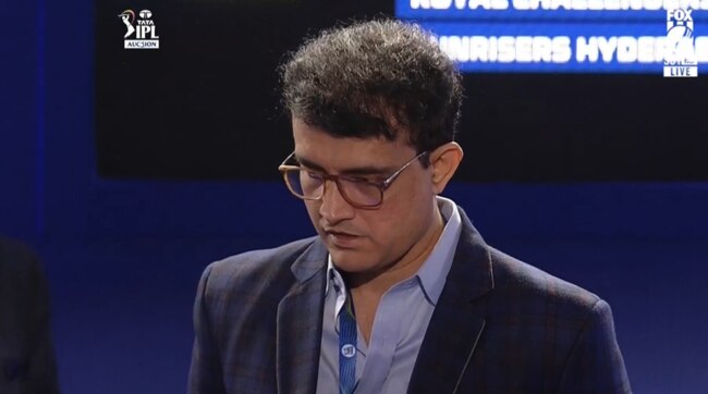 Indian great Sourav Ganguly is stunned.