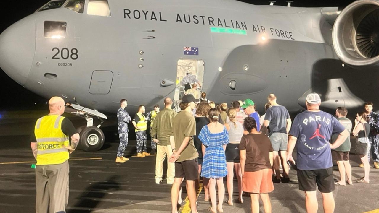 Hundreds of Australians have been evacuated from Vanuatu. Picture: NewsWire / Handout