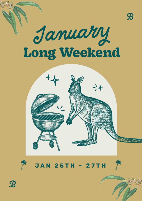 Burleigh Town Hotel says Australia Day is the January Long Weekend.