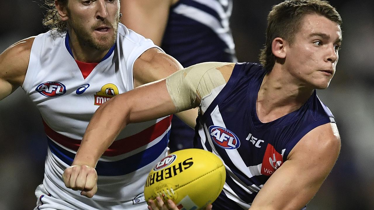 Rising star Caleb Serong will look to back up his brilliant debut season. Picture: Getty Images