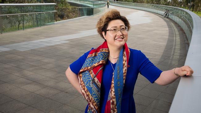 Adelaide-based Chinese entrepreneur Sally Zou. Picture: Jo-Anna Robinson.