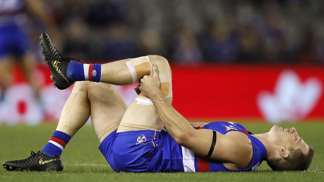 AFL 2019, Dale Morris knee injury, Western Bulldogs defeat Fremantle