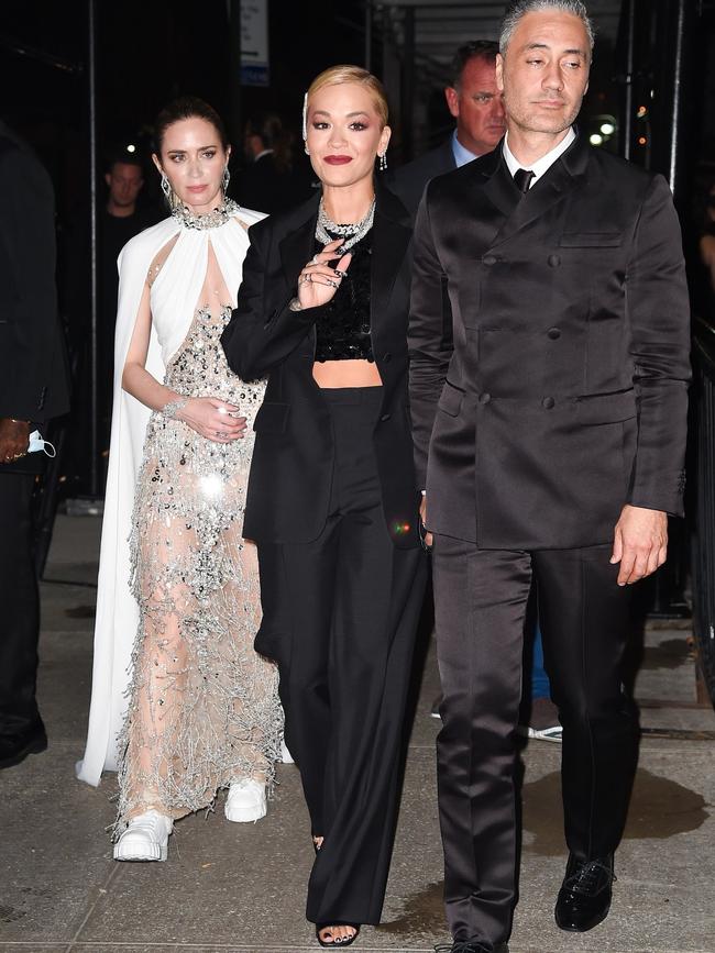 She was joined by new couple Rita Ora and Taika Waititi. Picture: BackGrid Australia