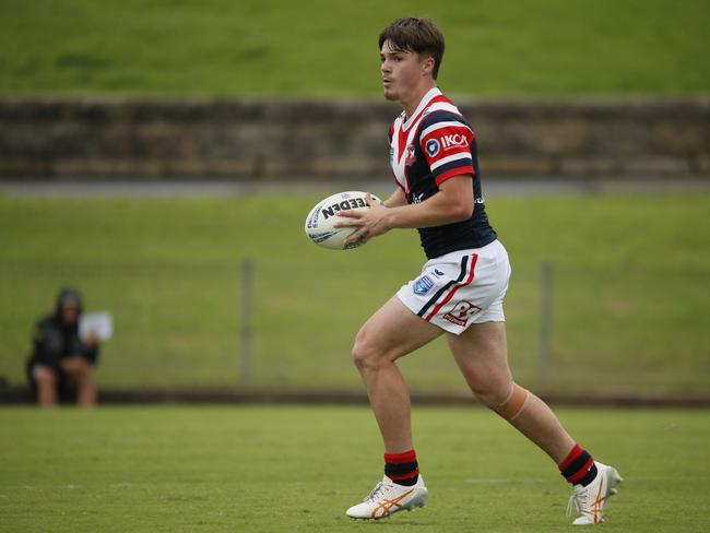 Lachlan Metcalfe starred for the Roosters in Harold Matthews Cup. Picture: Warren Gannon Photography.