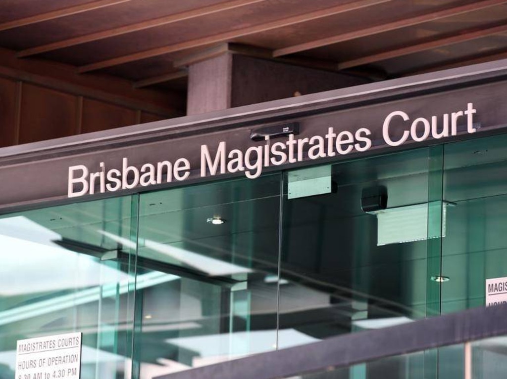 Alex Colin Blake, 30, appeared in Roma Street’s Brisbane Magistrates Court on Thursday on charges of unlawful wounding and assault occasioning bodily harm. Picture: Judith Kerr