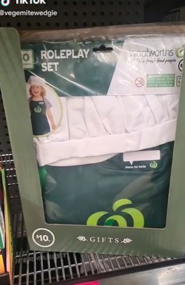 Woolies customers are excited over new kids range. Picture: TikTok/@vegemitewedgie