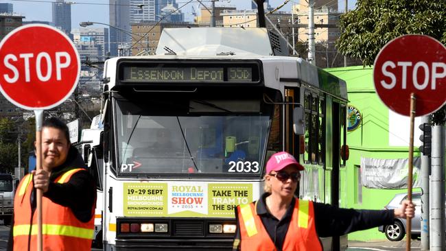 Trams strikes keep on happening. Picture: Nicole Garmston