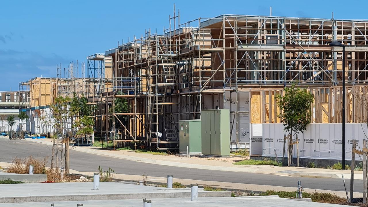 Photos of the Wallaroo Shores development taken in February 2023, where Felmeri Homes was the main building contractor. Picture: Supplied