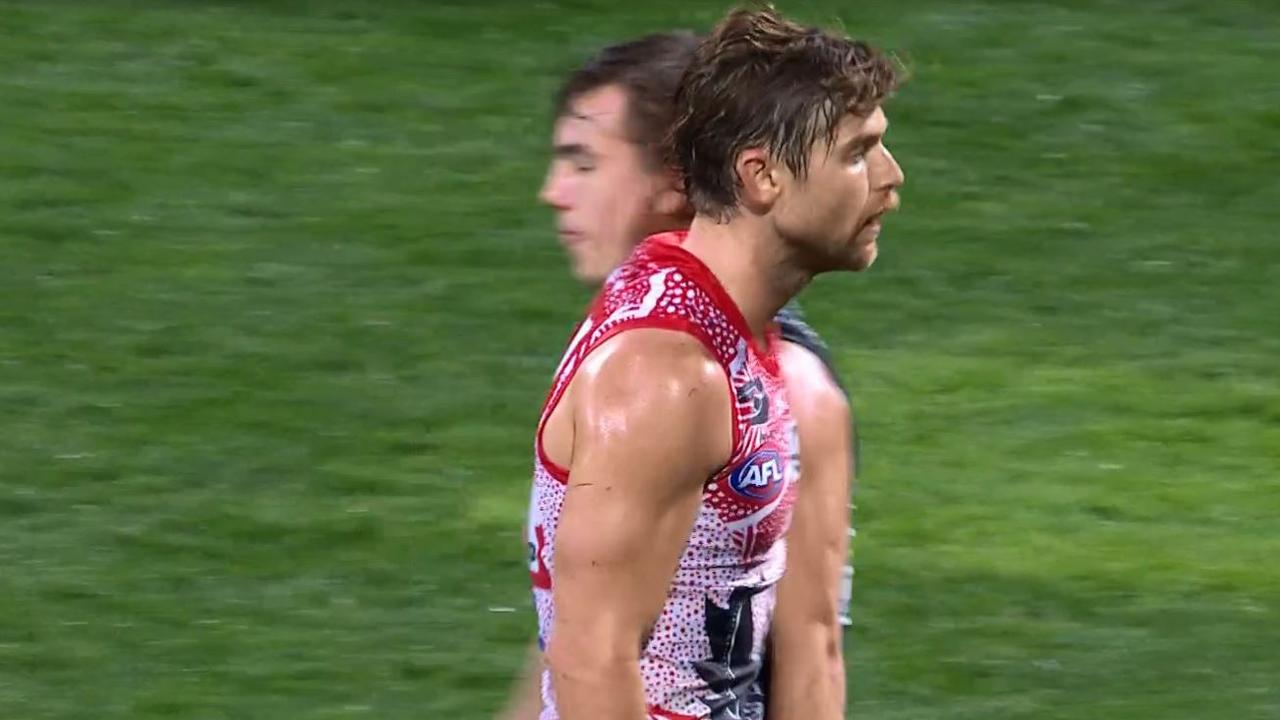 Afl Round 10 Sydney Swans Vs Collingwood Dane Rampe 50 Metre Penalty Daniel Wells Injury Goals