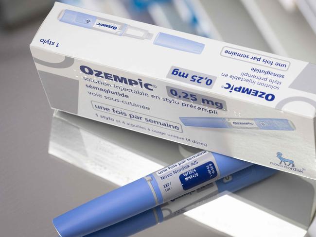 (FILES) This photograph taken on February 23, 2023, in Paris, shows the anti-diabetic medication 