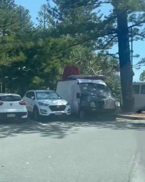 Locals ‘frustrated’ over campers taking popular beachfront car parks