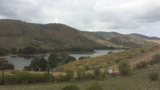 The existing Baroota reservoir that SA Water stopped using in the 1990s.