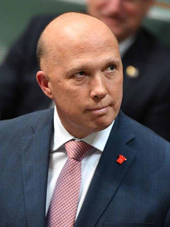 Home Affairs Minister Peter Dutton. Picture: AAP