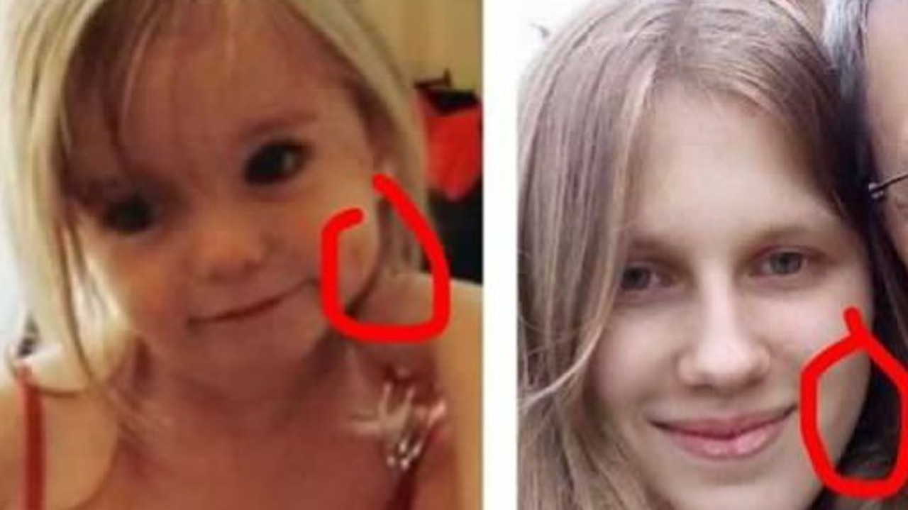 Woman shares ‘evidence’ she’s missing Madeleine McCann. Picture: Instagram/iammadeleinemccan