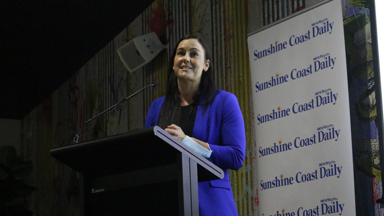 Sally Waghorn at the launch party for the Sunshine Coast Daily's new weekly paper. Picture: Tom Threadingham