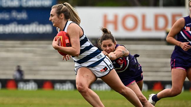 Amy McDonald has been huge in both of Geelong’s early games.