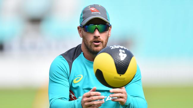 Aaron Finch will share shining duties with Usman Khawaja. Picture: AFP