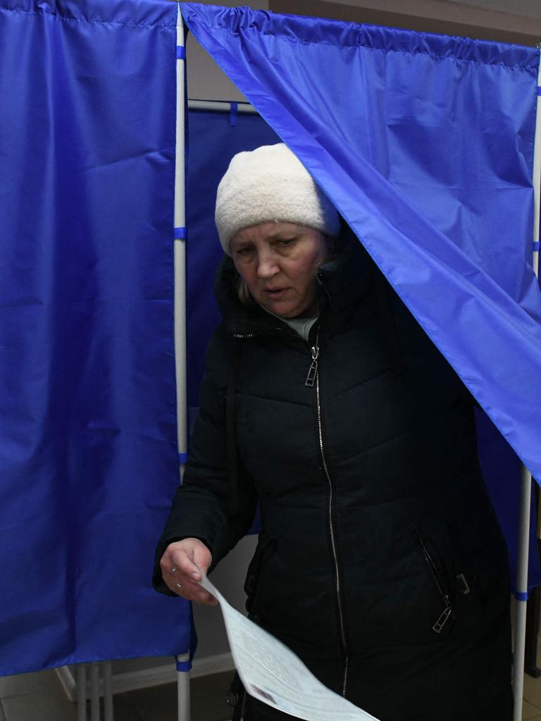 Voters are casting their ballots Friday through Sunday at polling stations across the country. Picture: AFP