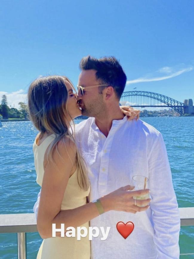 Jimmy Bartel’s Instagram post with girlfriend Amelia Shepperd.