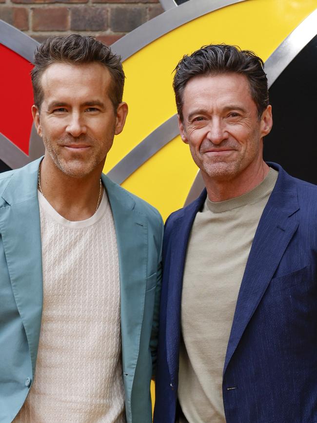 Hollywood heavies Ryan Reynolds and Hugh Jackman.