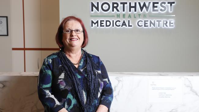 Doctor Anne Howard from Norwest Health Medical Centre poses for a photo today, June 24, 2018. The doctor is discussing the need for a local hospital. (AAP Image/David Swift)