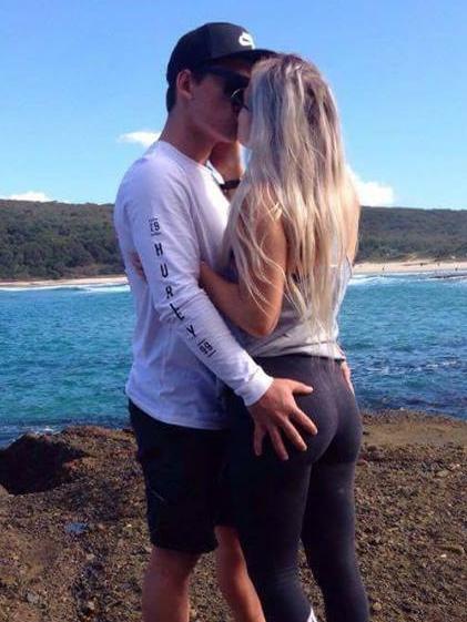 Jayden Mason and his girlfriend Amber Newton.