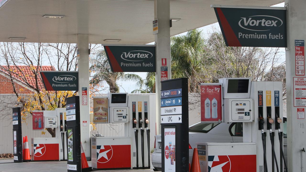 RACQ’s fuel tracker found 23 Brisbane service stations selling fuel at $1.779 a litre on Tuesday. Picture: NCA NewsWire / Emma Brasier