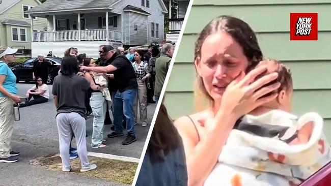 Crowd clashes with ICE agents during chaotic arrest in Massachusetts