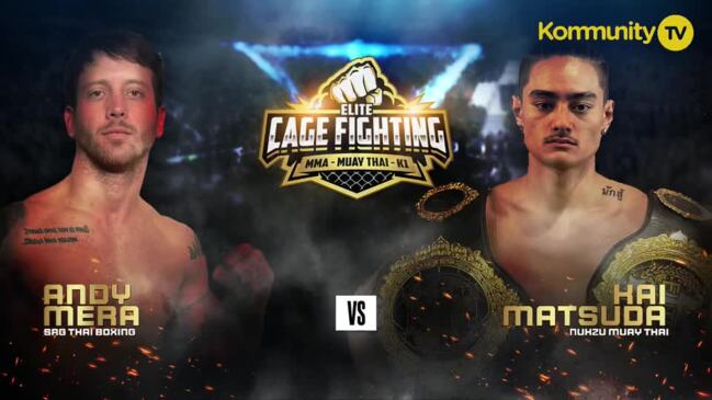 Replay: Kai Matsuda v Andy Merr (63kg) - Elite Cage Fighting