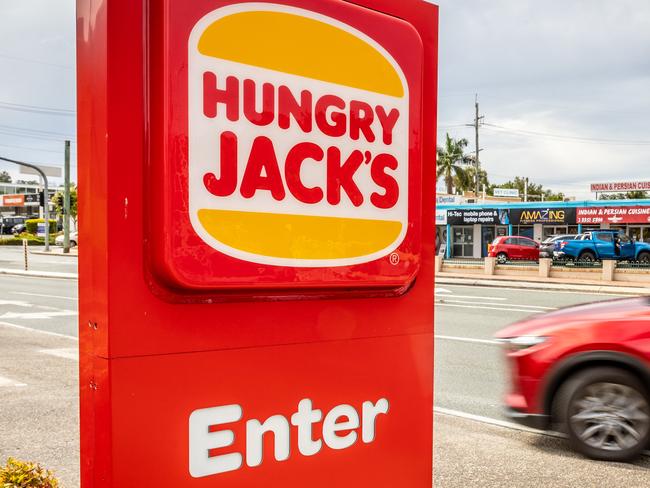 BRISBANE AUSTRALIA - NewsWire Photos JANUARY 27, 2023: Stock Images - Hungry Jacks, Fast Food. NewsWire / Sarah Marshall