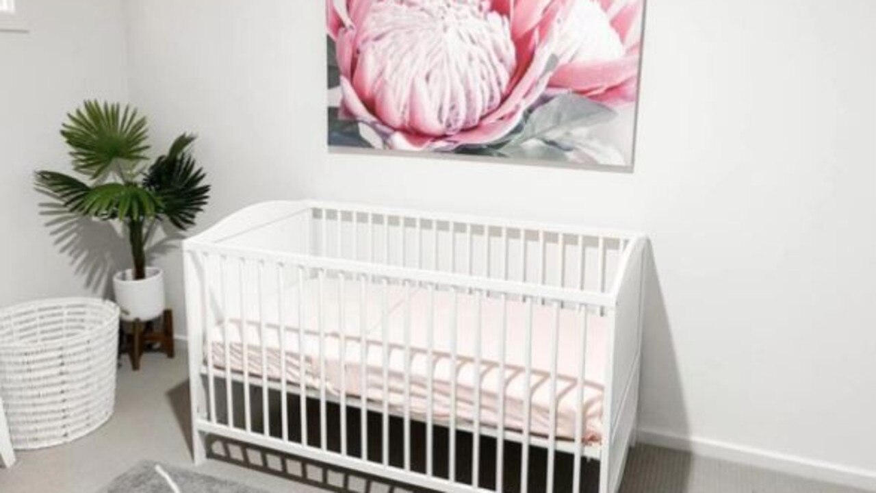 The mum proudly showed off her stunning nursery on Facebook. Picture: Facebook