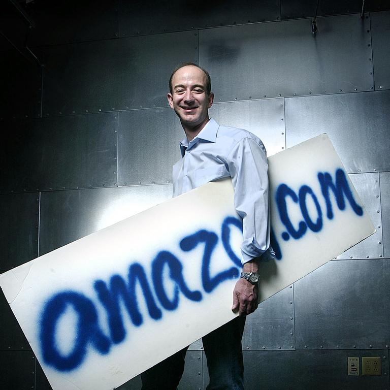 Bezos quit Wall Street to start his venture in Seattle. Picture: AP