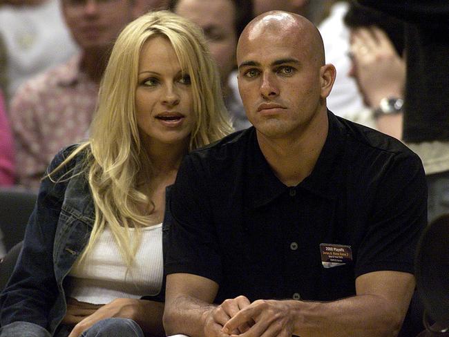 Pamela Anderson and Kelly Slater were once a couple. Picture: Joe Thomas/Getty Images