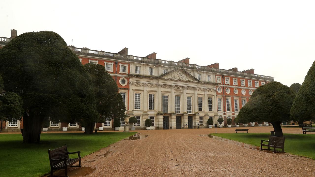 The gardens at Hampton Court Palace ahead of their reopening on January 29, 2021 in London, England. (Photo by Chris Jackson/Getty Images)