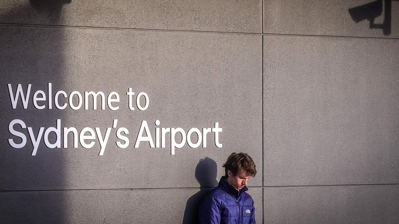 Passengers will arrive into Sydney Airport at midday. Picture: David Gray/AFP