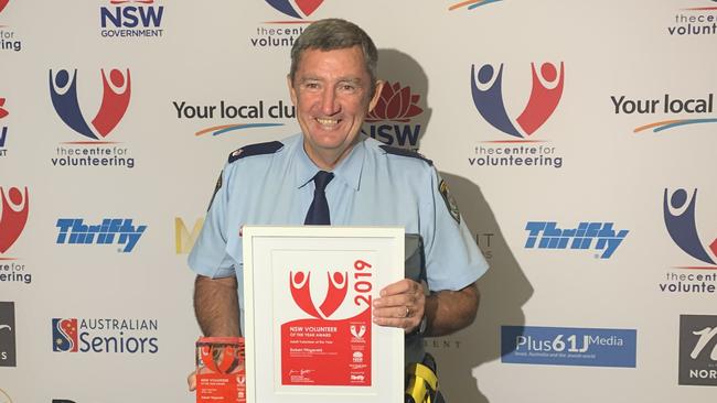 Blacktown Police Chief Inspector Bob Fitzgerald was named NSW Volunteer of the Year in 2019. Picture: Supplied