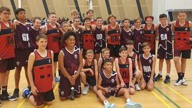 The 2023 SA U12 boys netball team has been nominated for a School Sports Award. Picture: Supplied