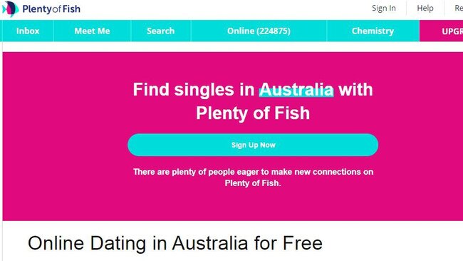 Adam Hall met his girlfriend through the dating web site Plenty of Fish.