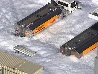 Californian Airport engulfed in bubbles