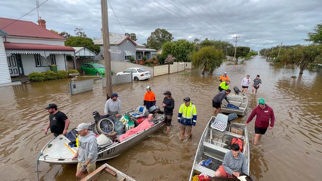 Many residents needed to be rescued. Picture: Jason Edwards