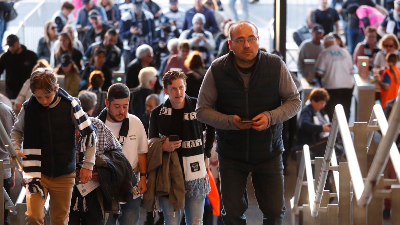 A COVID scare has gripped the Geelong-Brisbane clash. Picture: Getty Images