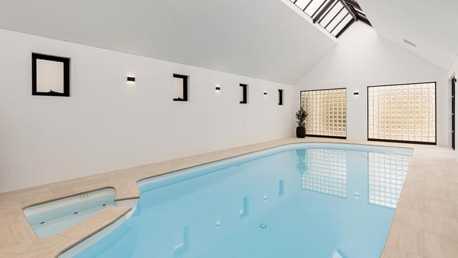 The home also has an indoor pool. Pic: supplied.