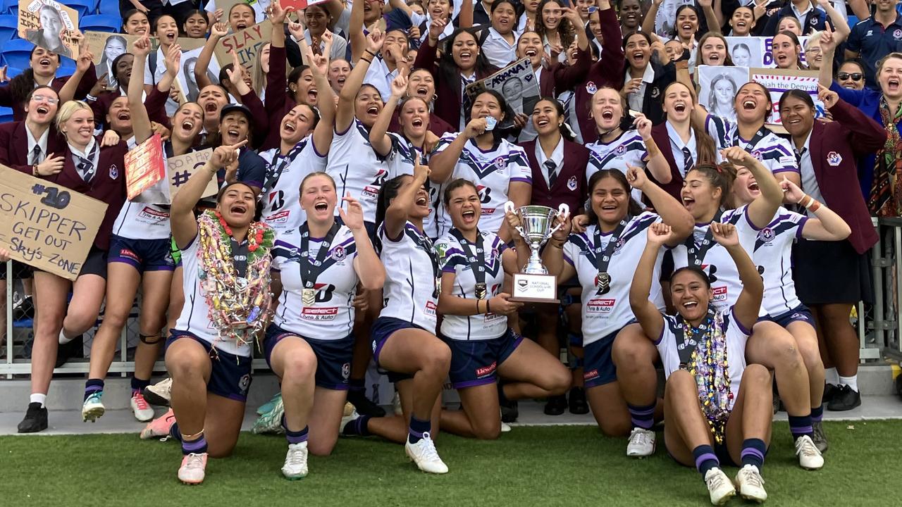 NRL Schoolgirls Cup champions Ipswich State High.