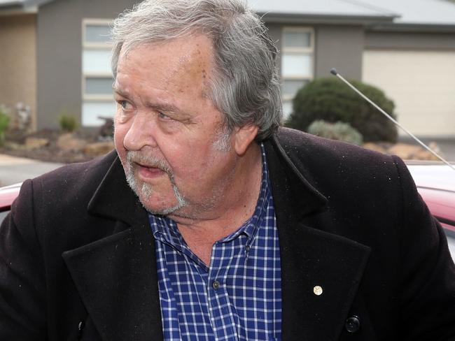 Barrie Macmillan was recorded in a phone conversation in which he spilled the beans about Matthew Guy's dinner with mobster Tony Madafferi. Picture: David Geraght